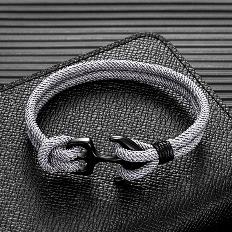 Dubbeltrådigt Nautical Paracord Rope Armband