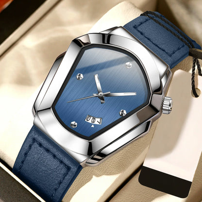 SYLOXIS – Men’s Designer Luxury Watch with Unique Case Shape Sergio Cavelli