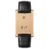 Rectangular GIORGIO MARENO DRYLAXO VX-580 dress watch with a sleek design and metallic band, displayed on a white background.