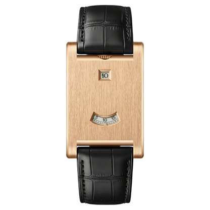 Rectangular GIORGIO MARENO DRYLAXO VX-580 dress watch with a sleek design and metallic band, displayed on a white background.