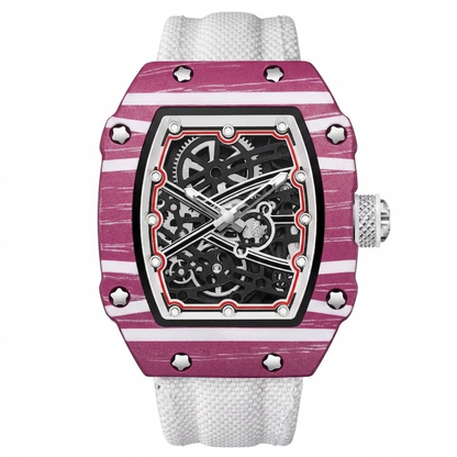 NYZARO – Skeleton Tonneau Sport Watch GIORGIO MARENO
