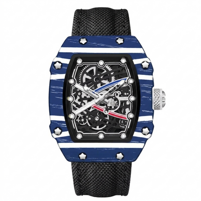 NYZARO – Skeleton Tonneau Sport Watch GIORGIO MARENO
