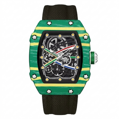 NYZARO – Skeleton Tonneau Sport Watch GIORGIO MARENO