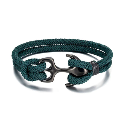 Dubbeltrådigt Nautical Paracord Rope Armband