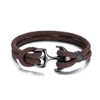 Dubbeltrådigt Nautical Paracord Rope Armband