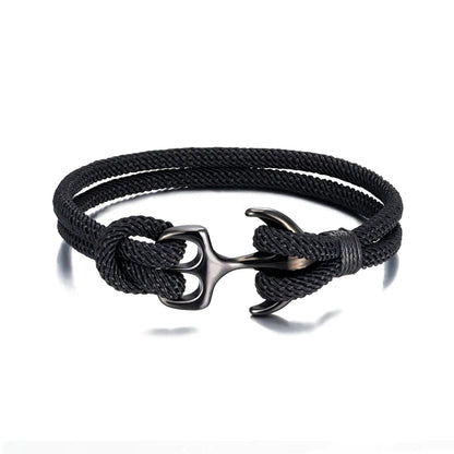 Dubbeltrådigt Nautical Paracord Rope Armband