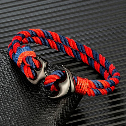 Pulsera de cuerda impermeable de surfista náutico