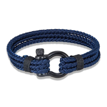 Pulsera con hebilla de herradura de acero inoxidable