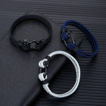 Pulsera con hebilla de herradura de acero inoxidable