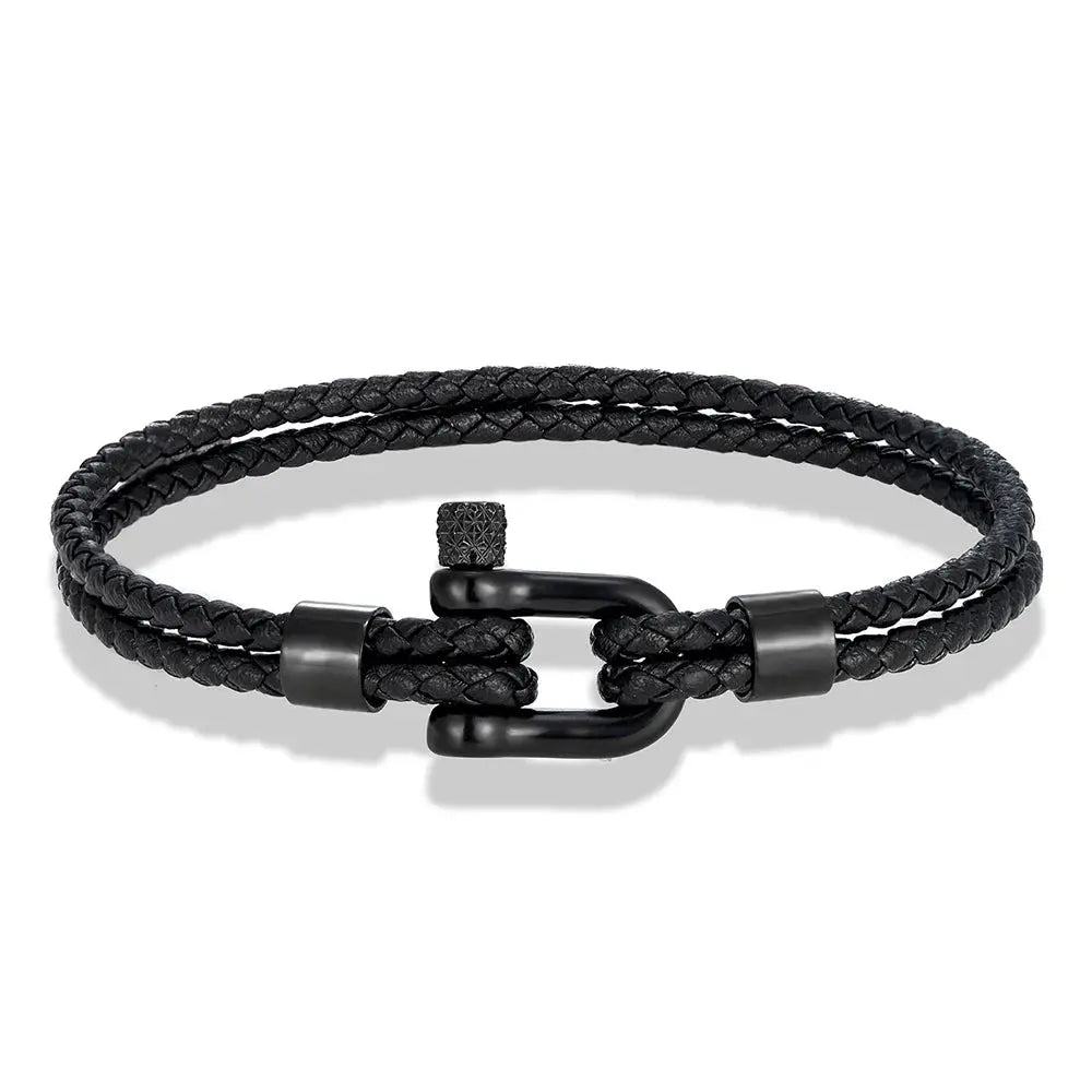 Black Stainless Steel Shackle GIORGIO MARENO