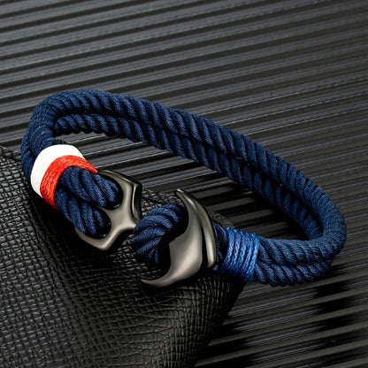 Pulsera de cuerda impermeable de surfista náutico