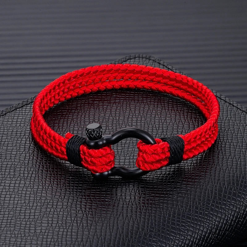 Pulsera con hebilla de herradura de acero inoxidable