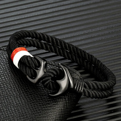 Pulsera de cuerda impermeable de surfista náutico
